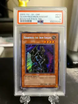 2003 Yu-Gi-Oh! Gearfried The Iron Knight BPT-012 PSA 9 MINT - Image 3