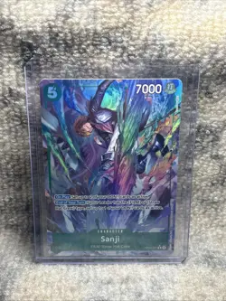 Sanji (Alternate Art) OP13-027 Carrying On His Will Foil - One Piece Rare Star - Image 1