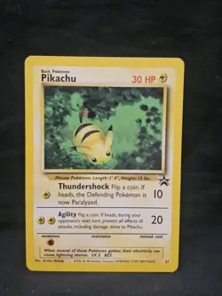 Pokemon Pikachu 027 Sv: Scarlet & Violet Promo Cards Holo Atsushi Furusawa 60 HP - Image 1