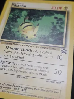 Pokemon Pikachu 027 Sv: Scarlet & Violet Promo Cards Holo Atsushi Furusawa 60 HP - Image 4