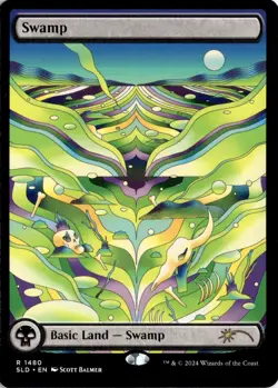 MTG Swamp (1480) Strange Sands | NM | Secret Lair Drop Series {SLD} - Image 1