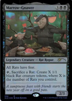 MTG Marrow-Gnawer (34) | NM Foil | Secret Lair Year of the Rat {SLD} - Image 2