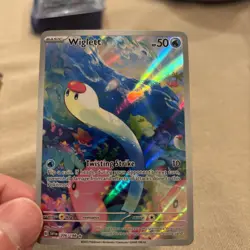 Pokemon Wiglett Full Art IR 206/198 Scarlet & Violet Base Set - Image 1