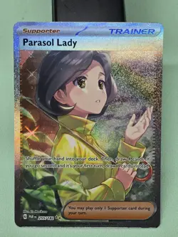 Pokemon Parasol Lady 255/182 SV04: Paradox Rift Holo - Image 1