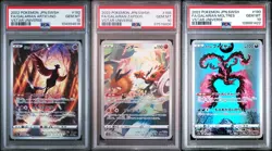 SET 3 PSA 10 Japanese Pokemon 182-190/172 Galarian Articuno Zapdos Moltres S12a - Image 1