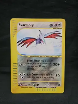 Pokemon Skarmory Expedition Base Set 027/165 Reverse Holo 2002 Masago 60 HP - Image 1