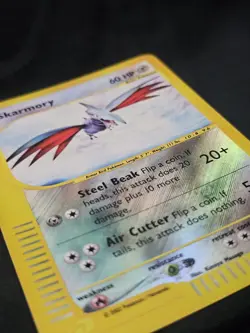 Pokemon Skarmory Expedition Base Set 027/165 Reverse Holo 2002 Masago 60 HP - Image 4