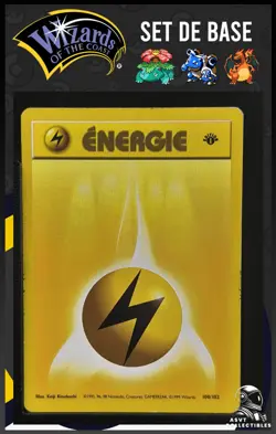 Energie Electrique 100/102 Edition 1 Ed 1 Set De Base Wizards Carte Pokemon FR 2 - Image 1