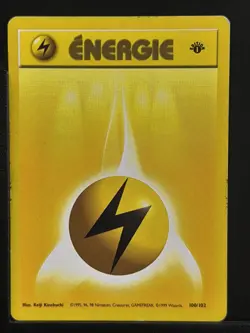 Energie Electrique 100/102 Edition 1 Ed 1 Set De Base Wizards Carte Pokemon FR 2 - Image 2