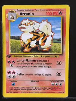 Arcanin 23/102 Edition 1 Ed 1 Set De Base Wizards Carte Pokemon FR - Image 2