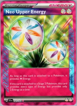 Pokemon Card Neo Upper Energy 162/162 Temporal Forces - Near Mint - Image 1