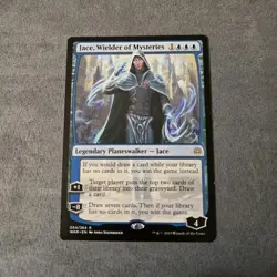 Jace, Wielder of Mysteries War of the Spark Rare Blue Legendary Planeswalker MTG - Image 1