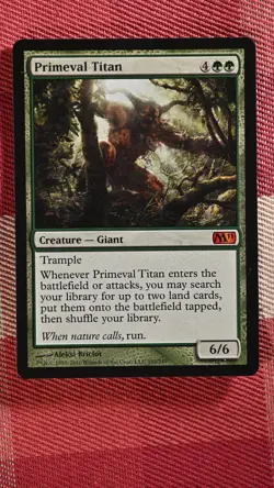 Primeval Titan Core Set 2011 (M11) Regular MTG Mythic - Image 1