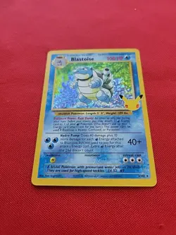 Pokemon: Blastoise Holo 2/102 Celebrations Classic Collection Stamped - G7 - NM - Image 3