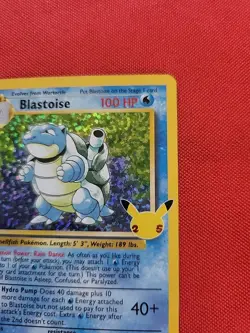 Pokemon: Blastoise Holo 2/102 Celebrations Classic Collection Stamped - G7 - NM - Image 5
