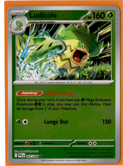 Ludicolo - 007/094 - Reverse Holo - Pokemon Phantasmal Flames - Image 1