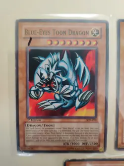 3x Yu-Gi-Oh! Blue-Eyes Toon Dragon SDP-020 1st Edition MP/HP - Image 2