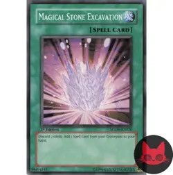 Yugioh Magical Stone Excavation SDZW-EN020 Common 1st Edition NM - Image 1