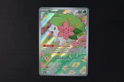 Shaymin 185/182 Holo Shiny Pokemon TCG Card Destined Rivals 2025 NEAR MINT - Image 1