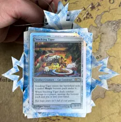 WOTC MTG holiday ornament 2013 *RARE* Cat Construct, Snow Fort, Katta's Crew - Image 1