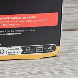 MTG Eternal Might Commander Deck Aetherdrift Hashaton Scarab's Fist New Box Dmg - Image 3