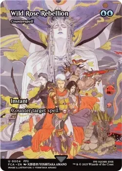 Wild Rose Rebellion (Counter Spell) - Showcase - MtG Final Fantasy - NM - - Image 1
