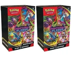 LOT OF 2 Pokemon TCG Phantasmal Flames Booster Bundles In Hand - Image 2