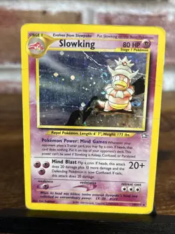 Pokemon TCG Slowking Neo Genesis 14/111 Unlimited Holo Rare HP - Image 1