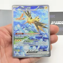 CARTA POKEMON ZAPDOS EX SAR 202/165 - MEW 151 - ITA - NEAR MINT - Image 2