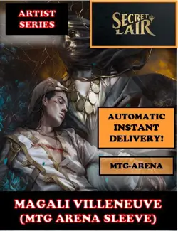 MTGA MTG ARENA CODE CARD ARTIST SERIES MAGALI VILLENEUVE SECRET LAIR SLEEVE - Image 2