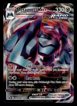Metagross VMAX 113/198 Ultra Rare Chilling Reign Pokemon Card - Image 1