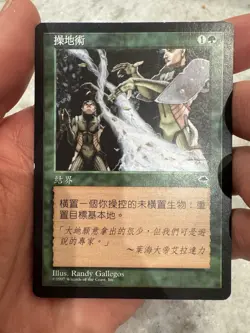 1997 Magic The Gathering Tempest Earthcraft Chinese - Image 1