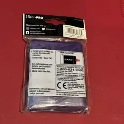 50 ULTRA PRO GLOSS Purple STANDARD SIZE DECK PROTECTOR Card Sleeve MTG CCG D8 - Image 2