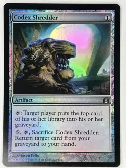 Codex Shredder U Return to Ravnica 228 NM FOIL - Image 1