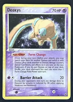 Deoxys 18/107 Non Holo Ex Deoxys Pokemon Card MP - Image 1