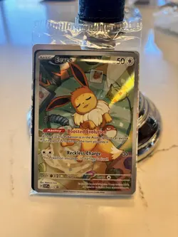 Pokemon TCG Eevee Promo Card SVP 173 Holo Rare SEALED - Image 1
