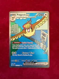 Pokemon TCG Pidgeot ex Full Art 225/197, Obsidian Flames (NM) - Image 1