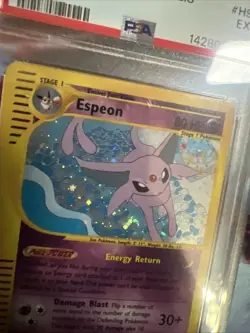 PSA 5 EX Espeon #H9 Pokemon Aquapolis 2003 Reverse Holo Foil Rare - Image 4