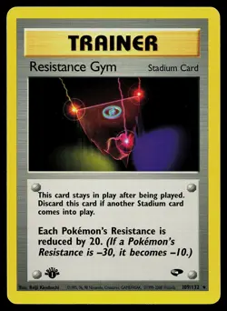 Pokemon Card - Resistance Gym Gym Challenge 109/132 Rare 1st Edition - Image 1