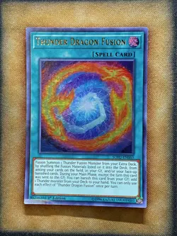 Yugioh Thunder Dragon Fusion SOFU-EN060 Ultra Rare 1st Ed MP - Image 1