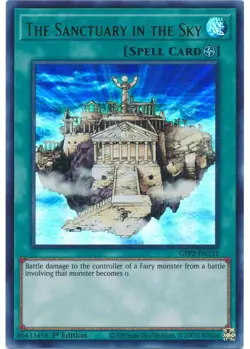Yugioh - The Sanctuary in the Sky (Ultra Rare) (1st Edition) - GFP2-EN151 P - Image 1