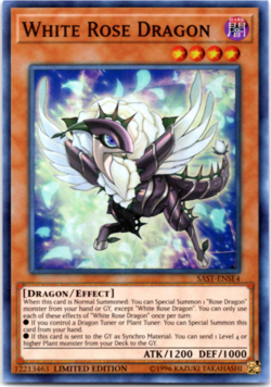 White Rose Dragon - SAST-ENSE4 - Super Rare - Limited Edition Yugioh - Image 1