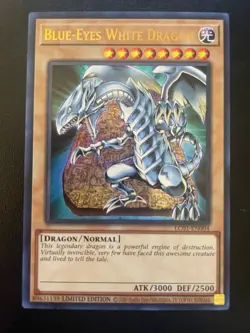 Yugioh Blue-Eyes White Dragon LC01-EN004 Limited Edition - Image 1