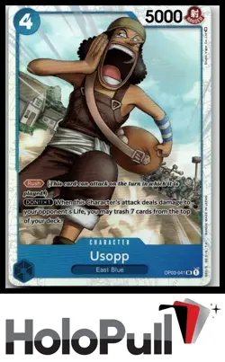 One Piece Pillars of Strength Usopp #OP03-041 Super Rare - Image 1