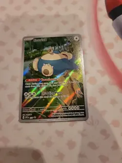 Pokemon TCG Snorlax ETB Promo Scarlet & Violet 151 Black Star Holo Card #051 - Image 1