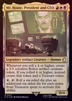 MTG Universes Beyond: Fallout - Mr. House, President and CEO (Foil) - Image 1