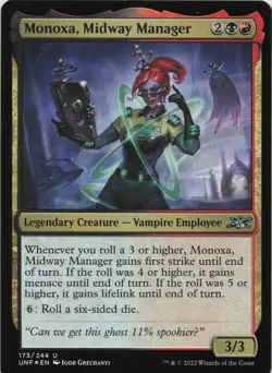 Monoxa, Midway Manager - FOIL - U Unfinity 173 - MTG - Image 1