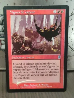 Vignes De Vapeur - Steam Vines MTG Magic Ody Odyssey fr MINT FOIL 2001 - Image 1