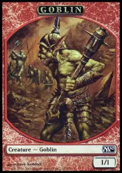 MRM FR/VF 4x Token - Jeton Goblin - Gobelin 1/1 MTG magic M10 - Image 1
