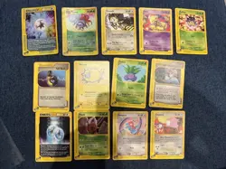 Pokemon TCG - Vintage e Card Bundle - 13 Cards - Inc holo And R/holo - see Photo - Image 1
